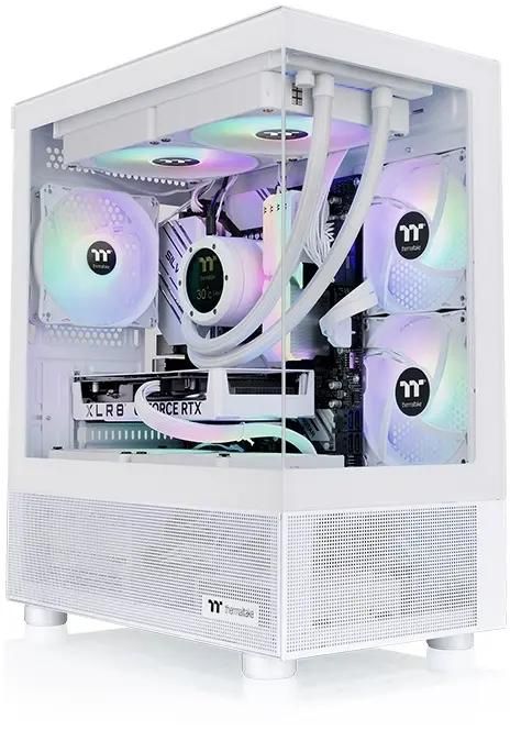 Корпус mATX Thermaltake View 170 TG ARGB, Micro-Tower, без БП,  белый [ca-1z4-00m6wn-00]